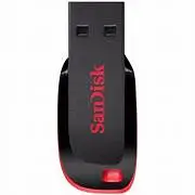 SanDisk Cruzer Blade 32 GB Flash Pen Drive USB 2.0 (Red, Black)