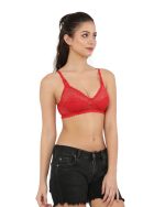 Winklace Bold Red Lace Bra for Women – Elegant & Comfortable