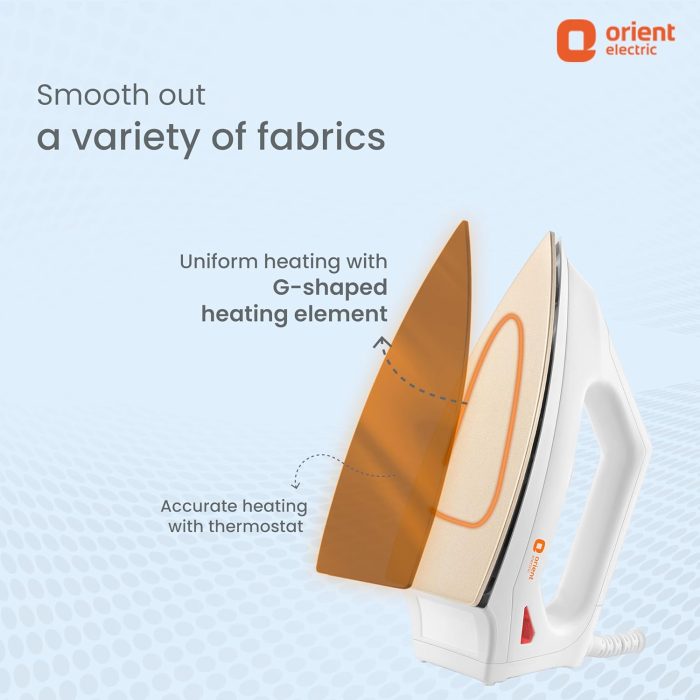 Orient FiberSmooth Dry Iron 1000W