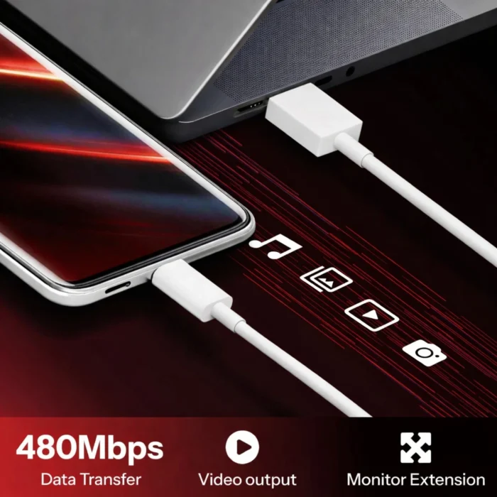 45W SuperVOOC Fast Charging Cable 1 Meter